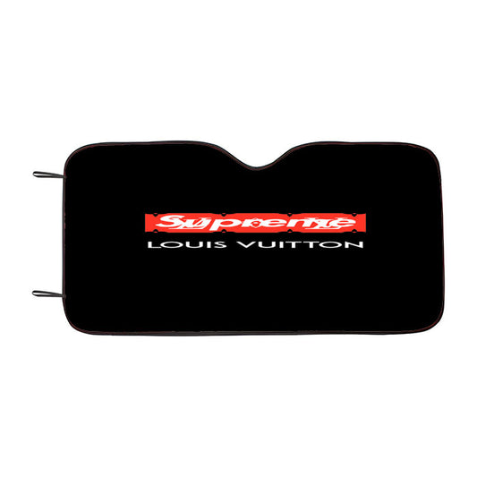 Louis Vuitton Supreme Simple Car Auto Sun Shade Windshield Cover