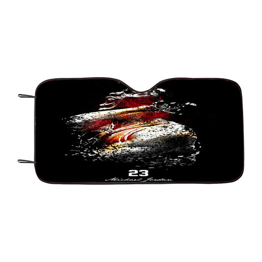 Michael Jordan 23 Art Abstract Car Auto Sun Shade Windshield Cover