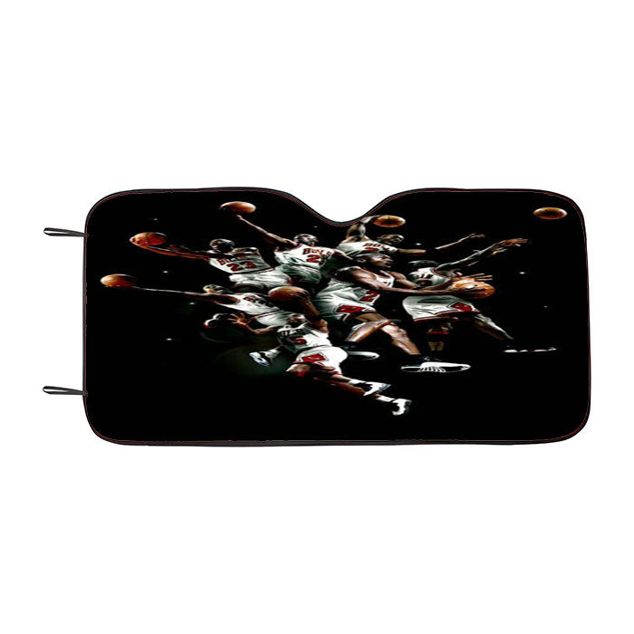 Michael Jordan Basketball Car Auto Sun Shade Windshield Cover