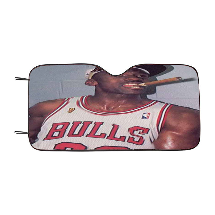 Michael Jordan Cigar Car Auto Sun Shade Windshield Cover
