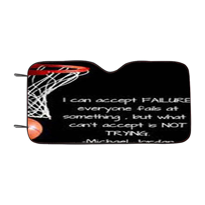 Michael Jordan Quotes Car Auto Sun Shade Windshield Cover