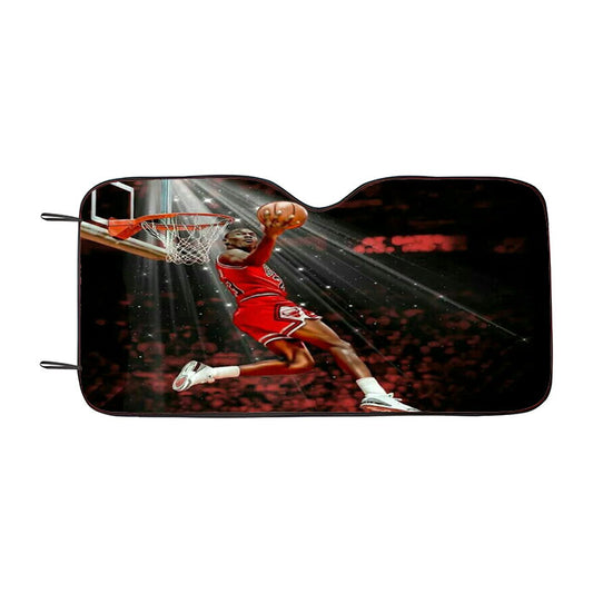Michael Jordan Slamdunks Car Auto Sun Shade Windshield Cover
