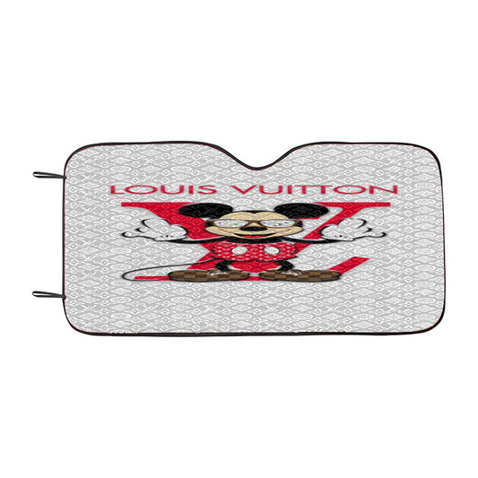 Mickey Louis Vuitton Car Auto Sun Shade Windshield Cover