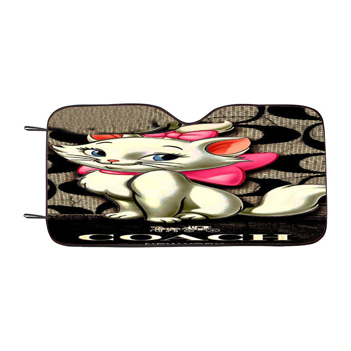 New Coach Cat Marie Car Auto Sun Shade Windshield Cover