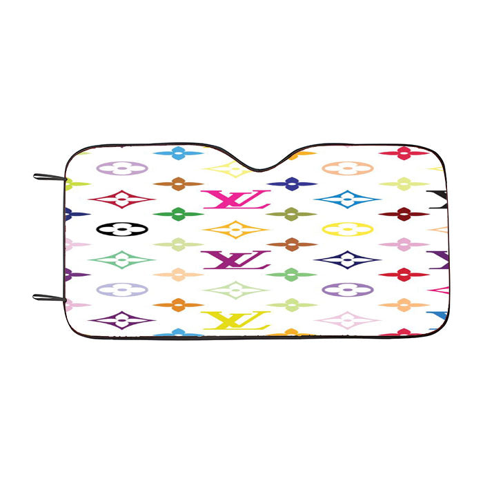 Rainbow Supreme X Louis Vuitton Car Auto Sun Shade Windshield Cover