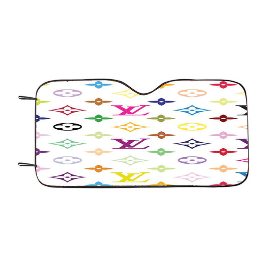 Rainbow Supreme X Louis Vuitton Car Auto Sun Shade Windshield Cover