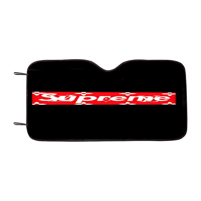 Supreme Box Louis Vuitton Logo Car Auto Sun Shade Windshield Cover