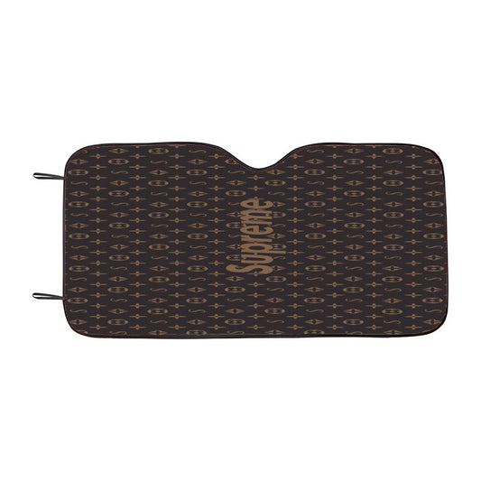 Supreme Louis Vuitton Pattern Car Auto Sun Shade Windshield Cover