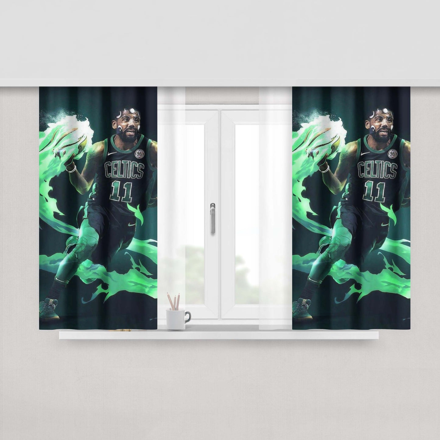 Kyrie Peach Skin Window Curtains