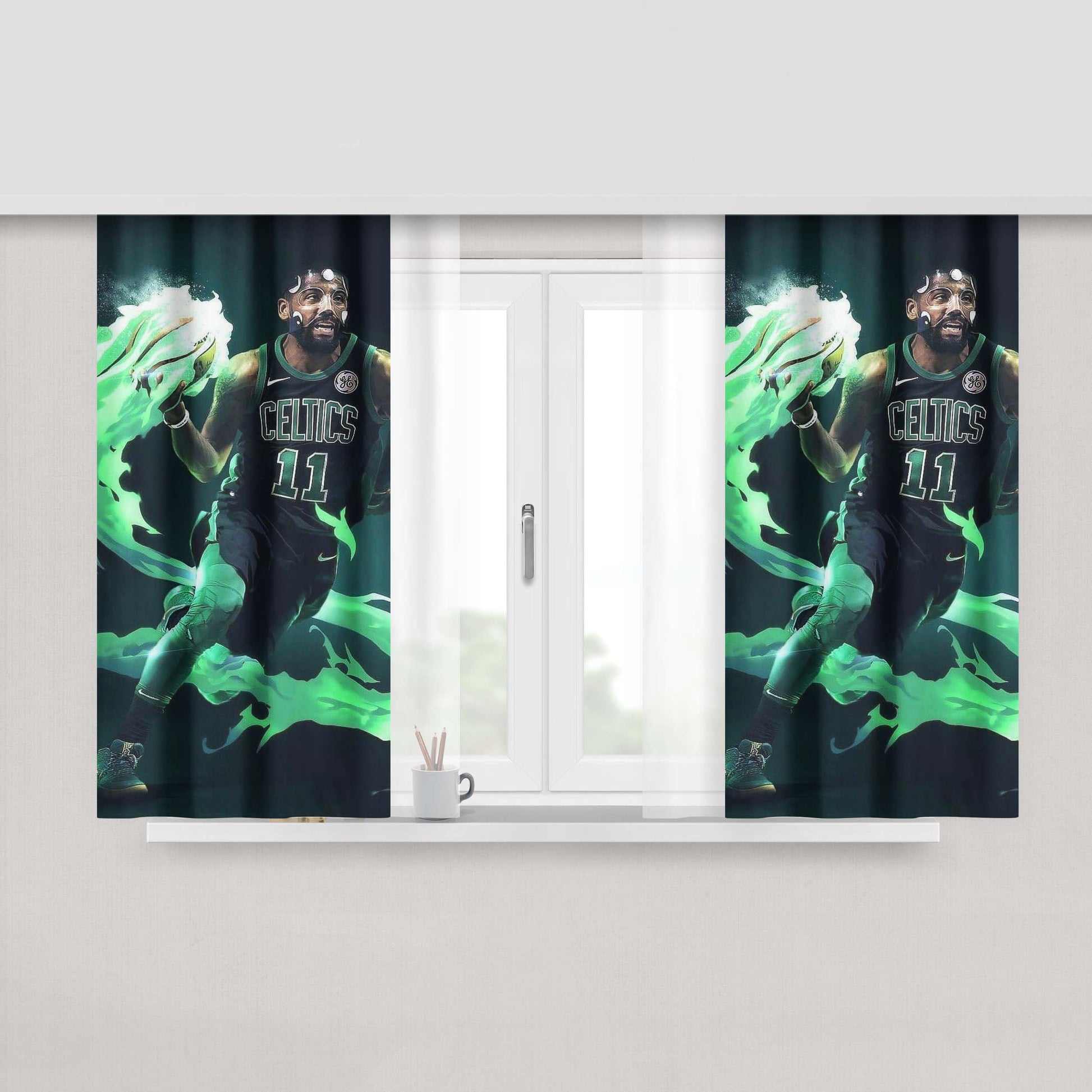 Kyrie Peach Skin Window Curtains