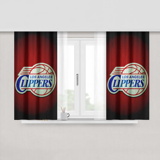 La Clippers Hardwood Peach Skin Window Curtains