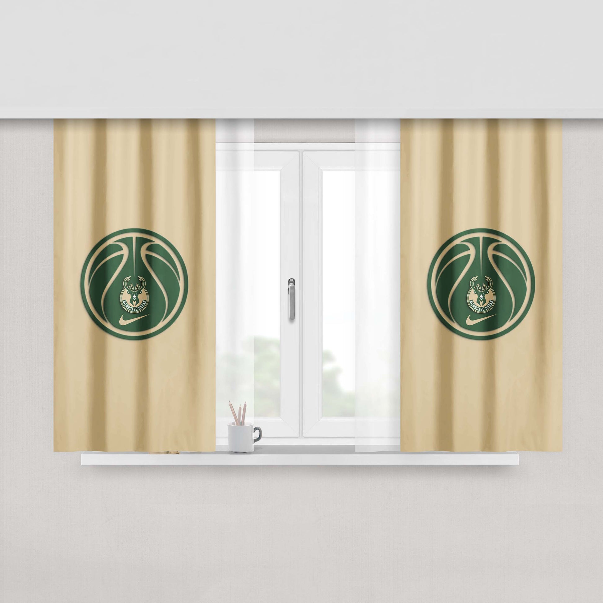 Tim Burtons Corpse Bride Movie Peach Skin Window Curtains