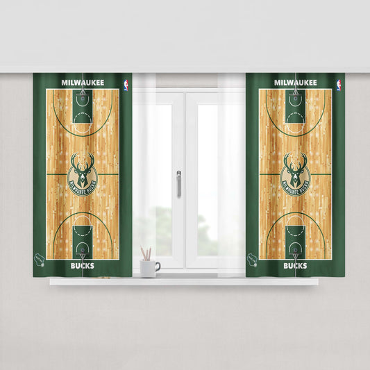 The Simpson Christmas Peach Skin Window Curtains