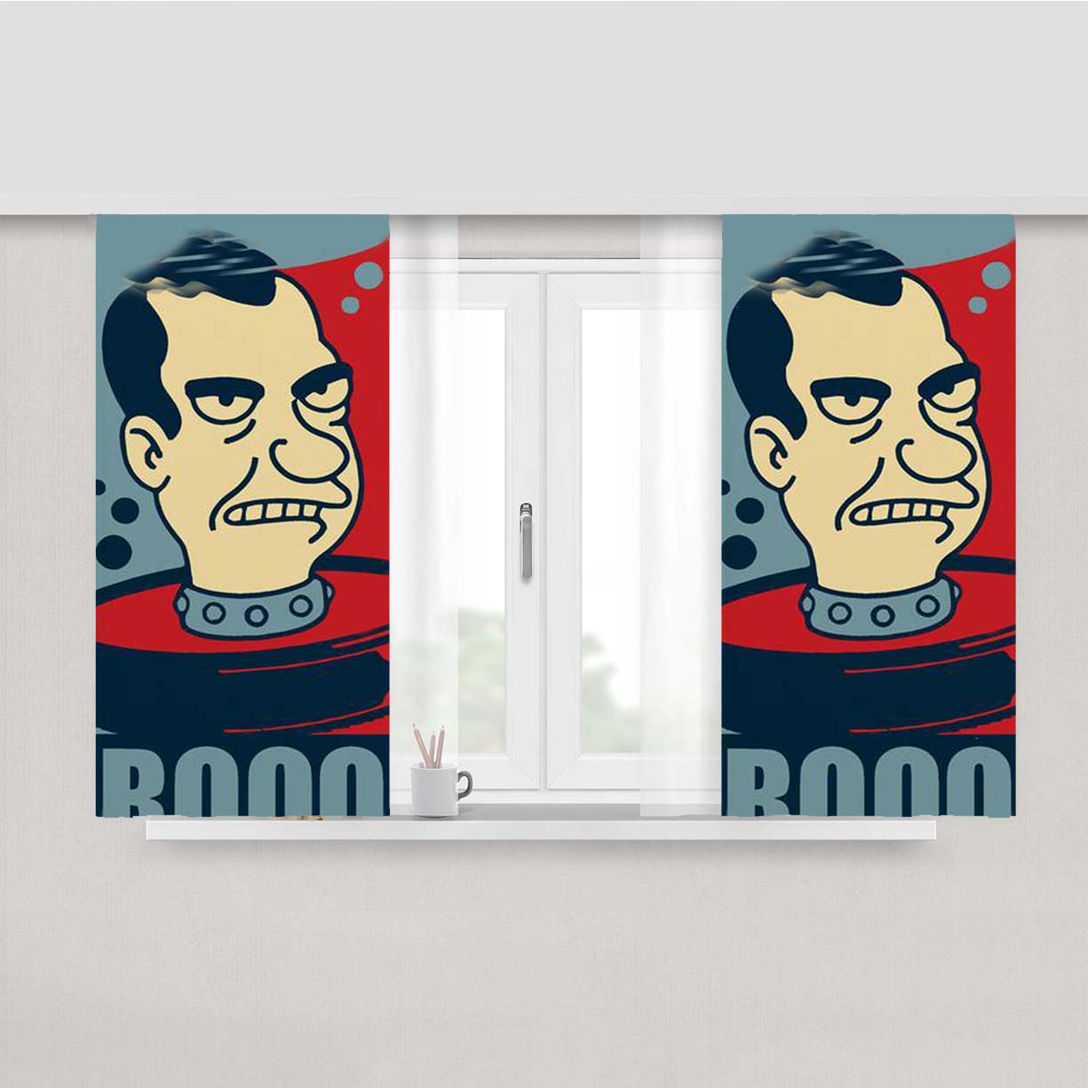 Nixon Hopeless Peach Skin Window Curtains