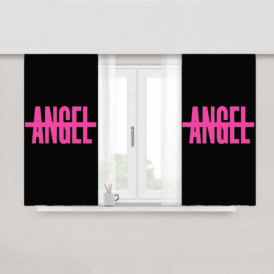 No Angel Peach Skin Window Curtains