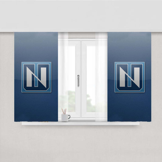 Northwood Timberwolves Peach Skin Window Curtains