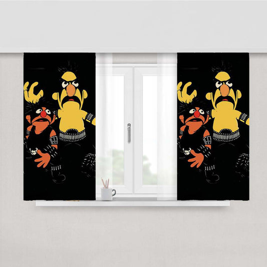 Norwegian Street Peach Skin Window Curtains