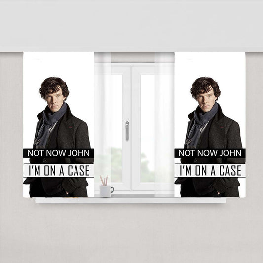 Not Now John I'M On A Case Peach Skin Window Curtains
