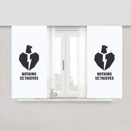 Nothing But Thieves Peach Skin Window Curtains