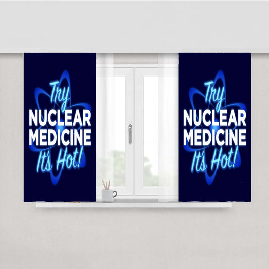 Nuclear Medicine Peach Skin Window Curtains