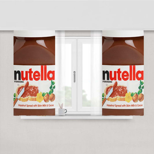 Nutella Peach Skin Window Curtains