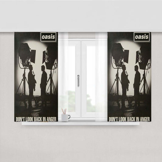Oasis Sont Look Back In Anger Peach Skin Window Curtains