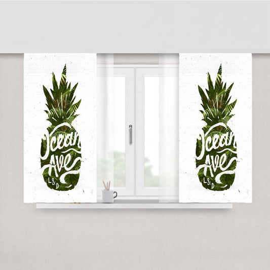 Ocean L & D Peach Skin Window Curtains