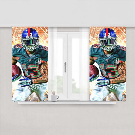 Odell Beckham Jr Peach Skin Window Curtains