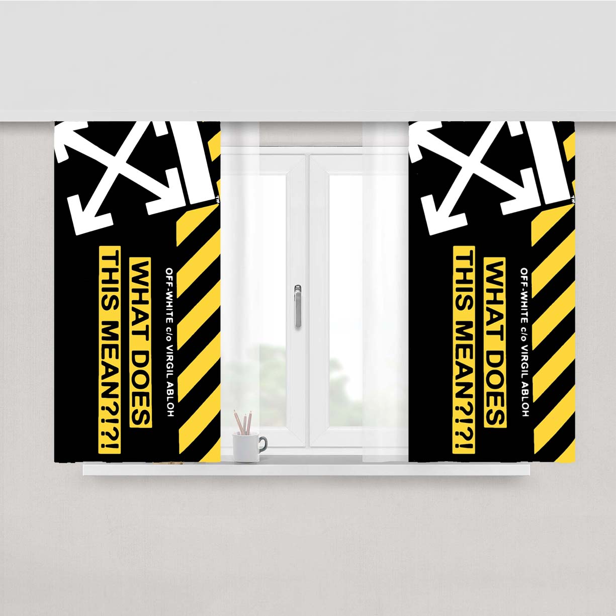 Off White What Does Peach Skin Window Curtains