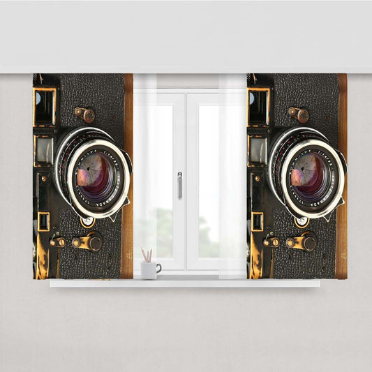 Old M3 Black Paint Leica Camera Peach Skin Window Curtains
