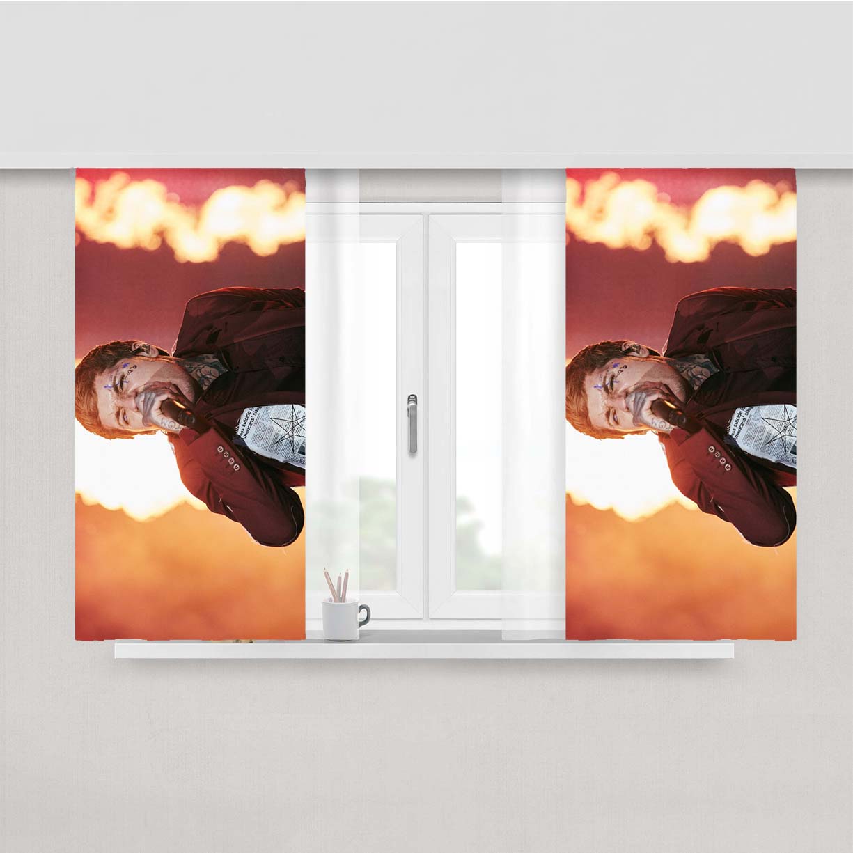 Oli Sykes Explains Why Bring Me The Horizon Peach Skin Window Curtains