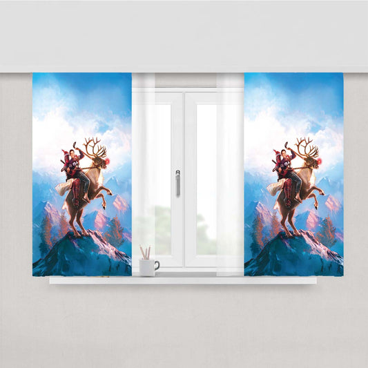 Once Upon A Deadpool Peach Skin Window Curtains