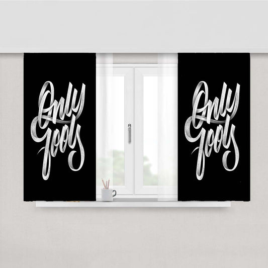 Only Look Peach Skin Window Curtains