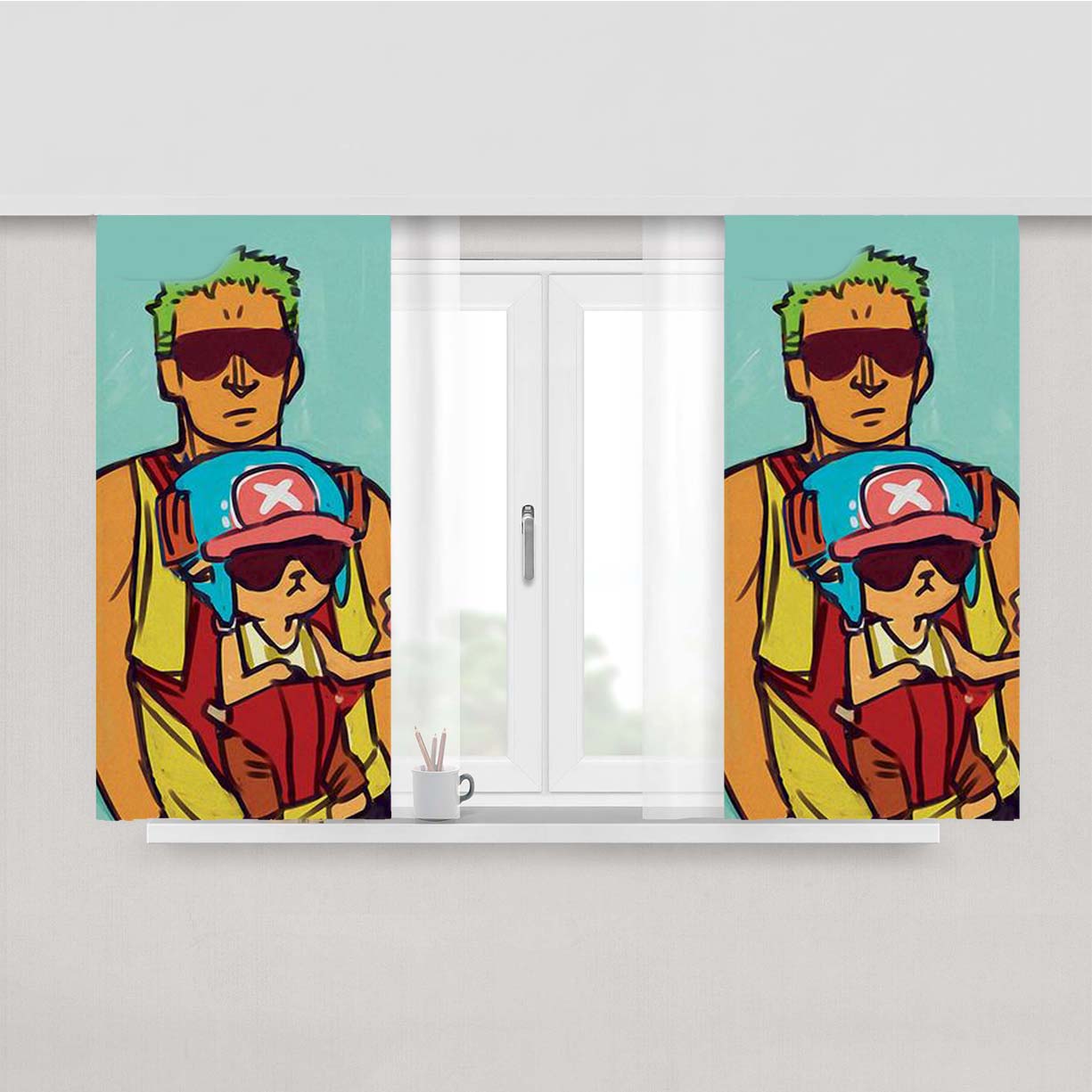 Op Brotp Peach Skin Window Curtains
