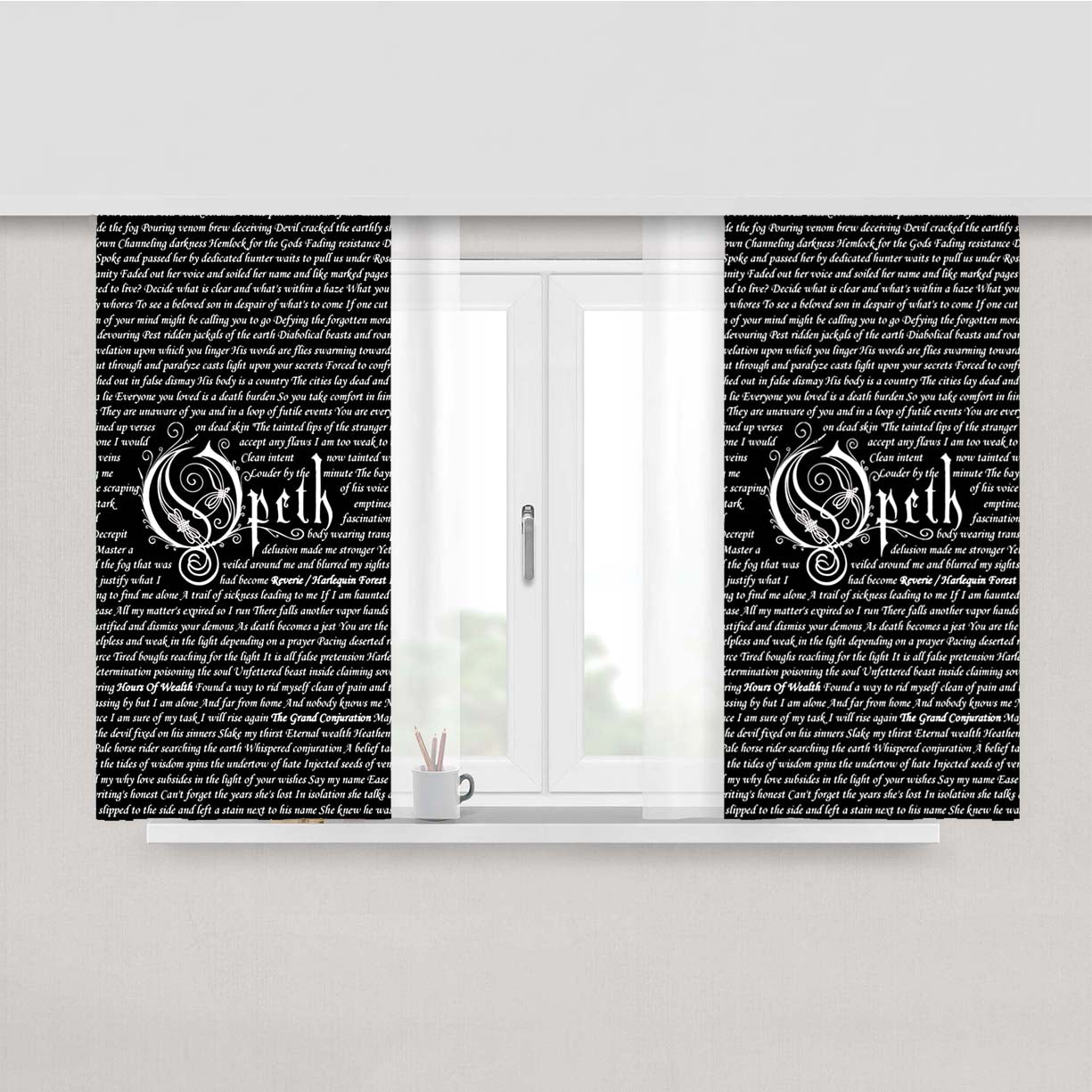 Opeth Ly Peach Skin Window Curtains