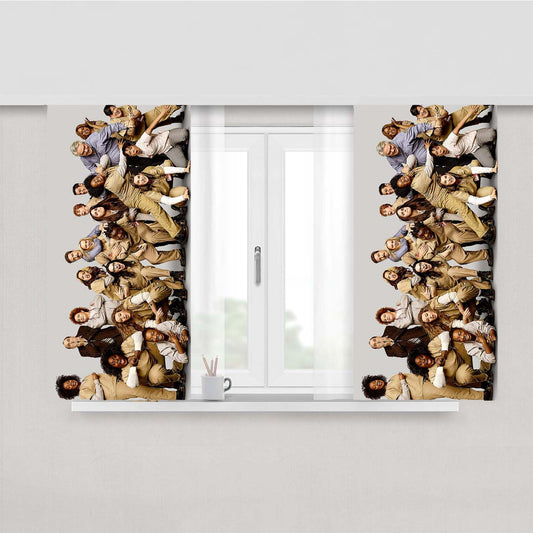 Orange Is The New Black Tv Series Poster Peach Skin Window Curtains