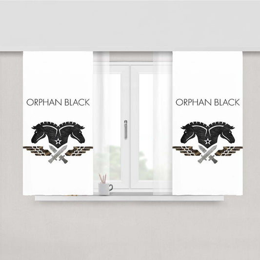 Orphan Black Poster Peach Skin Window Curtains