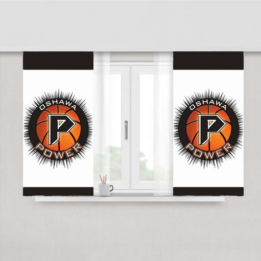 Oshawa Power Basket Ball Peach Skin Window Curtains