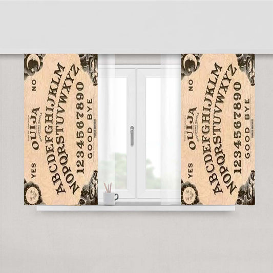 Ouija Board Peach Skin Window Curtains