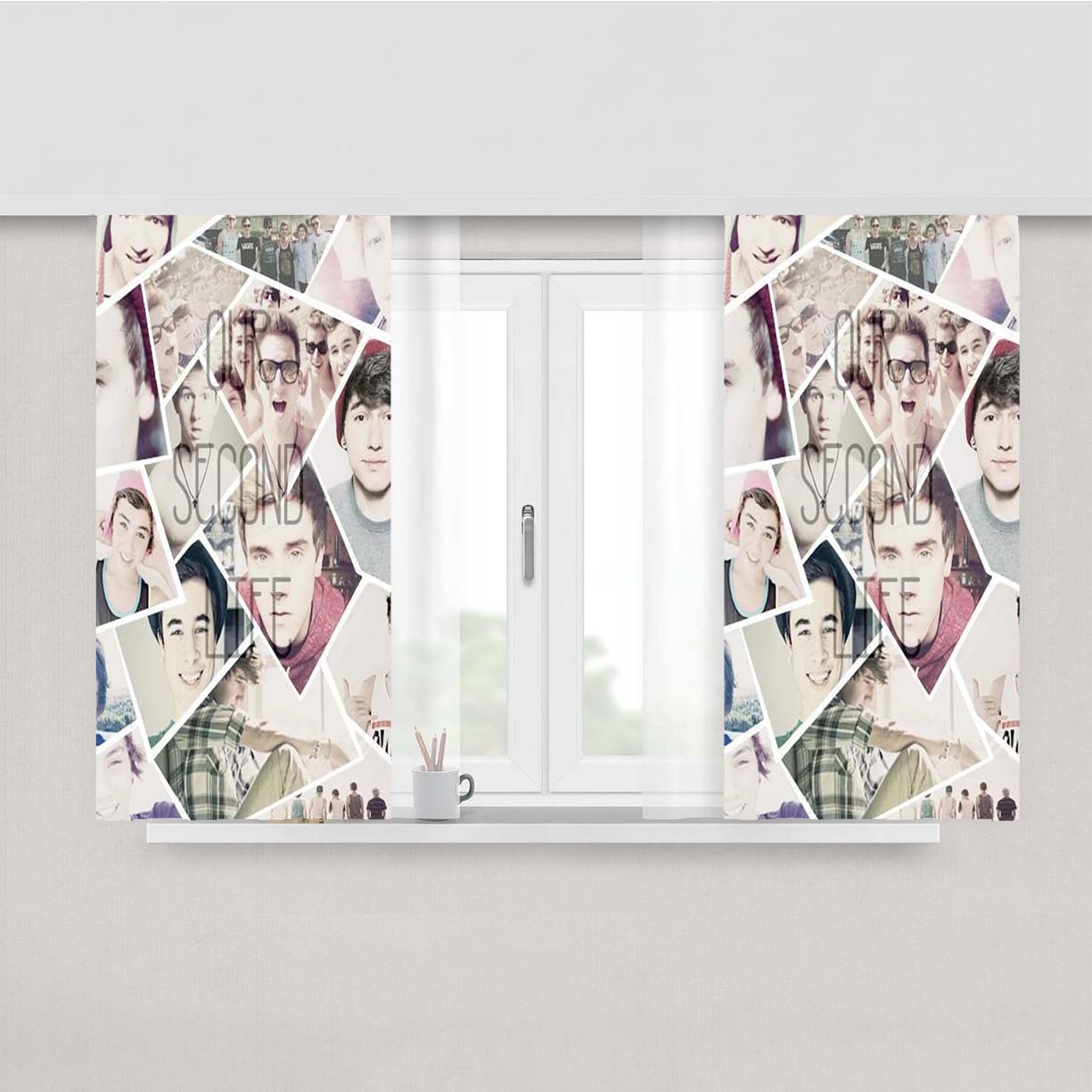 Our Second Life O2L Peach Skin Window Curtains