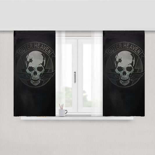 Outer Heaven Peach Skin Window Curtains