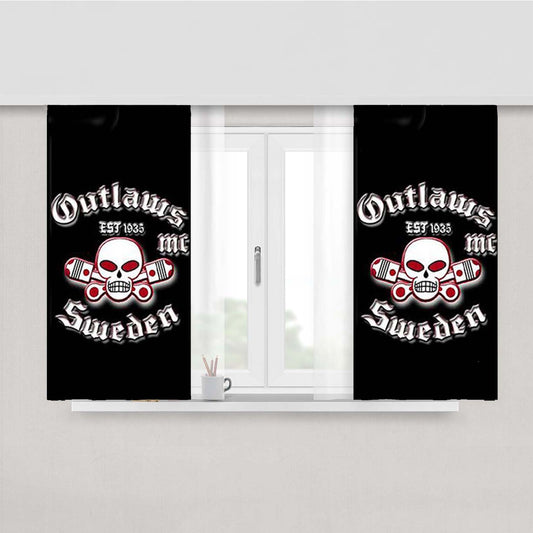 Outlaws Sweden Peach Skin Window Curtains