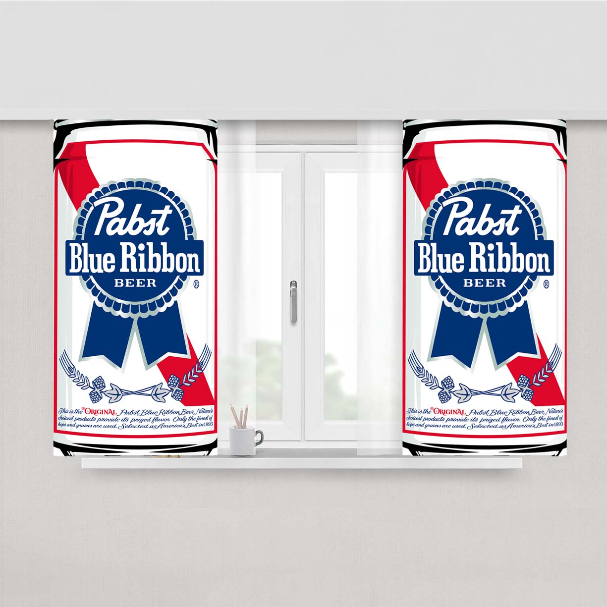 Pabst Peach Skin Window Curtains