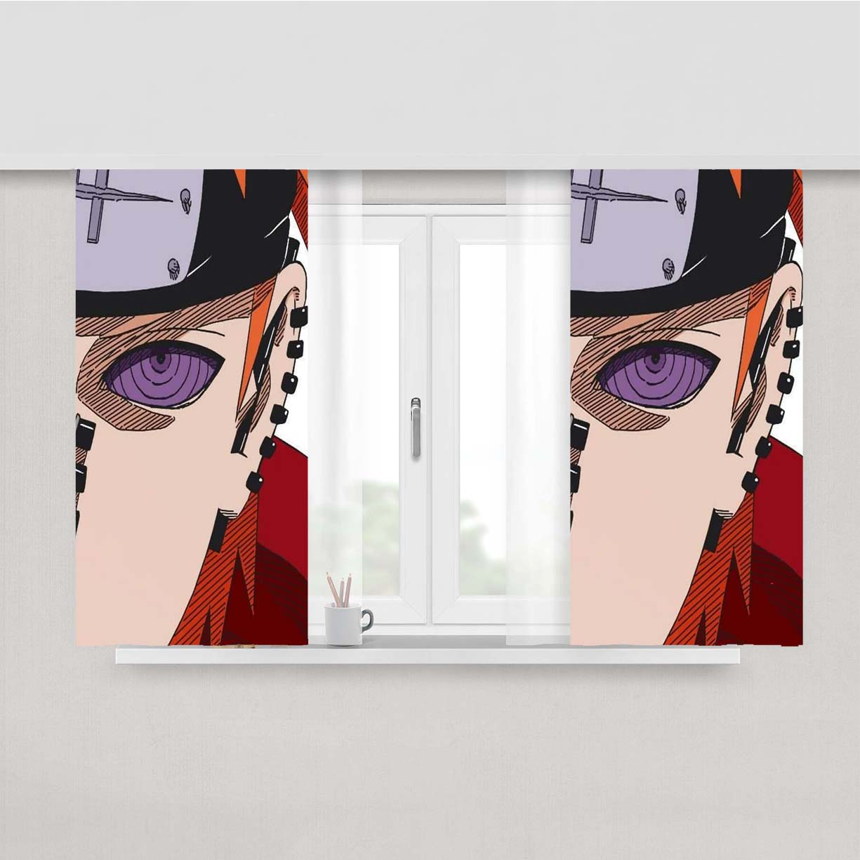 Pain The Rinn Peach Skin Window Curtains