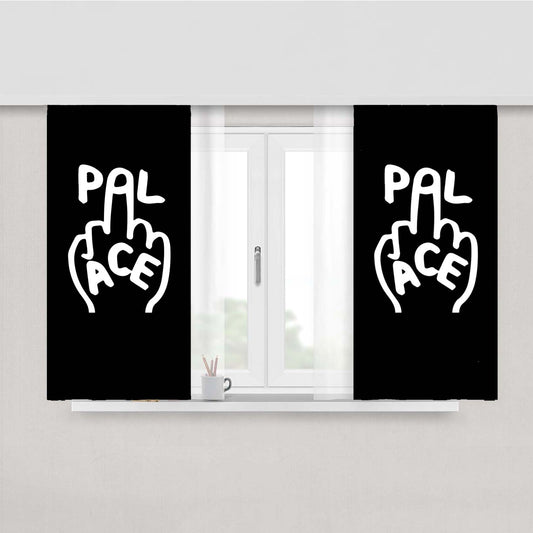 Palace Finge Peach Skin Window Curtains