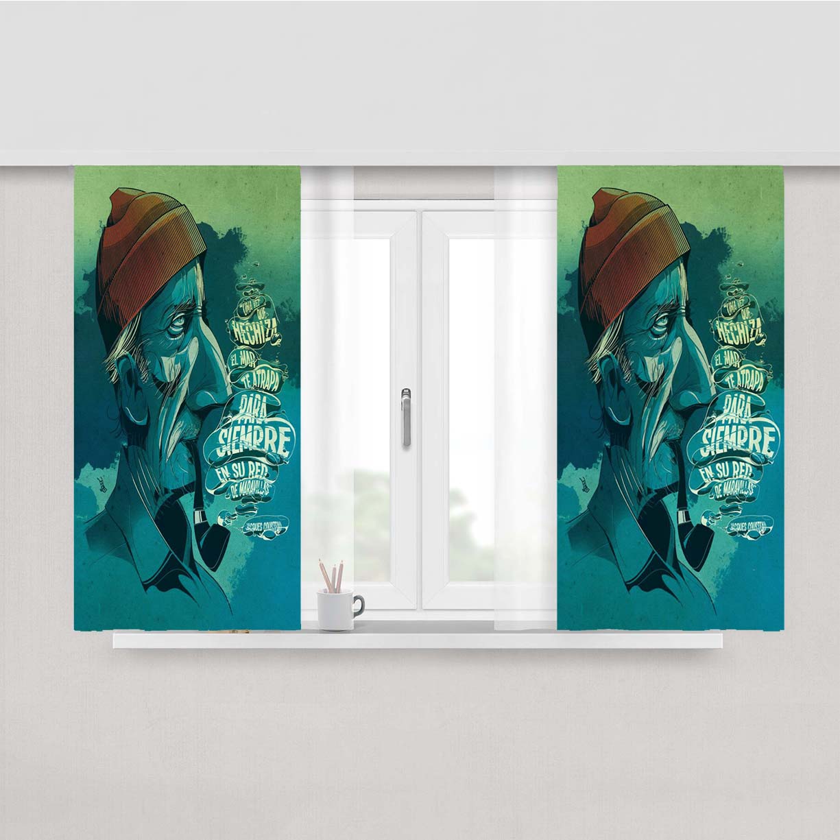 Para Sempra Old You Peach Skin Window Curtains