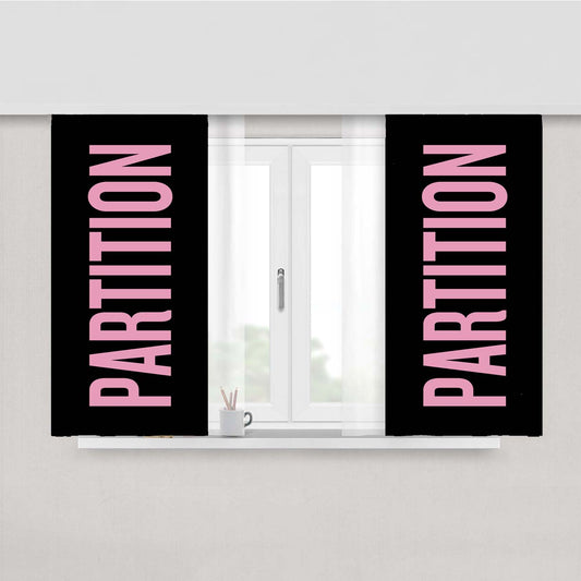 Partition Peach Skin Window Curtains