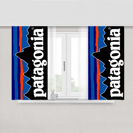 Patagonia Label Peach Skin Window Curtains