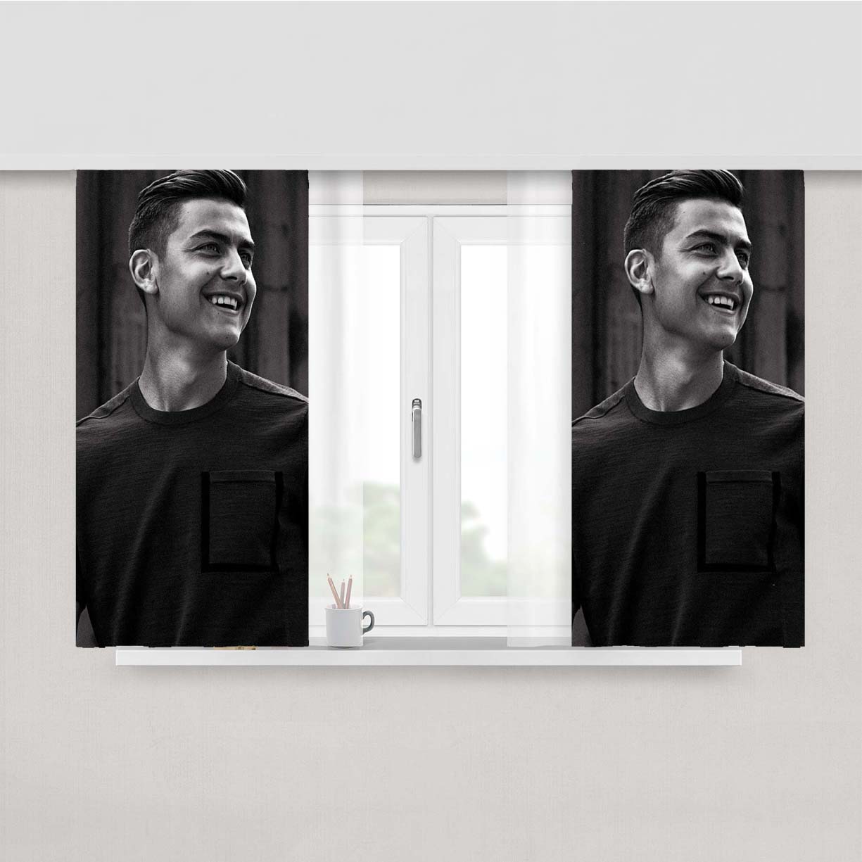 Paulo Dybal Peach Skin Window Curtains