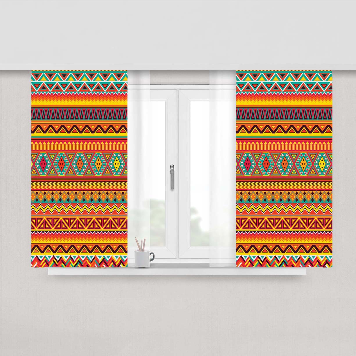 Pendleton Sulawesi Peach Skin Window Curtains